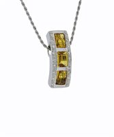 Collana Fiorini Donna in Oro bianco Quarzo 03753880341 - 03753880341